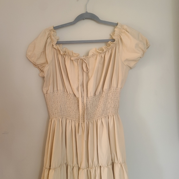 Boho Off the Shoulder Maxi - Picture 1 of 3